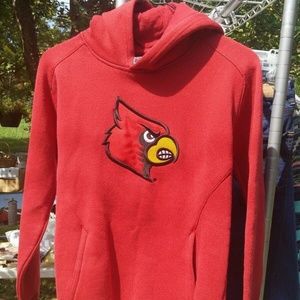 Louisville Cardinals Cards Sweat Hoodie size M 10